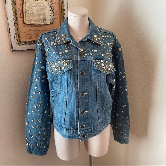 bedazzled jean jacket